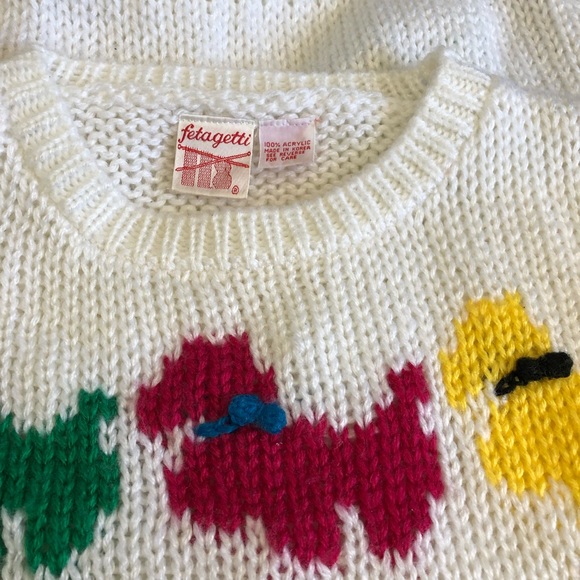 Scottish Terrier Sweater Vintage Fetagetti - Picture 6 of 8